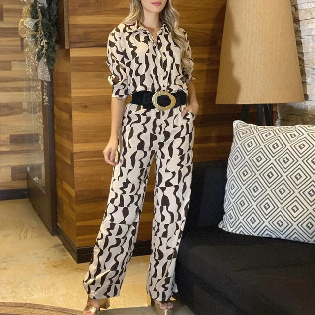Abstract Print Co-Ord Set