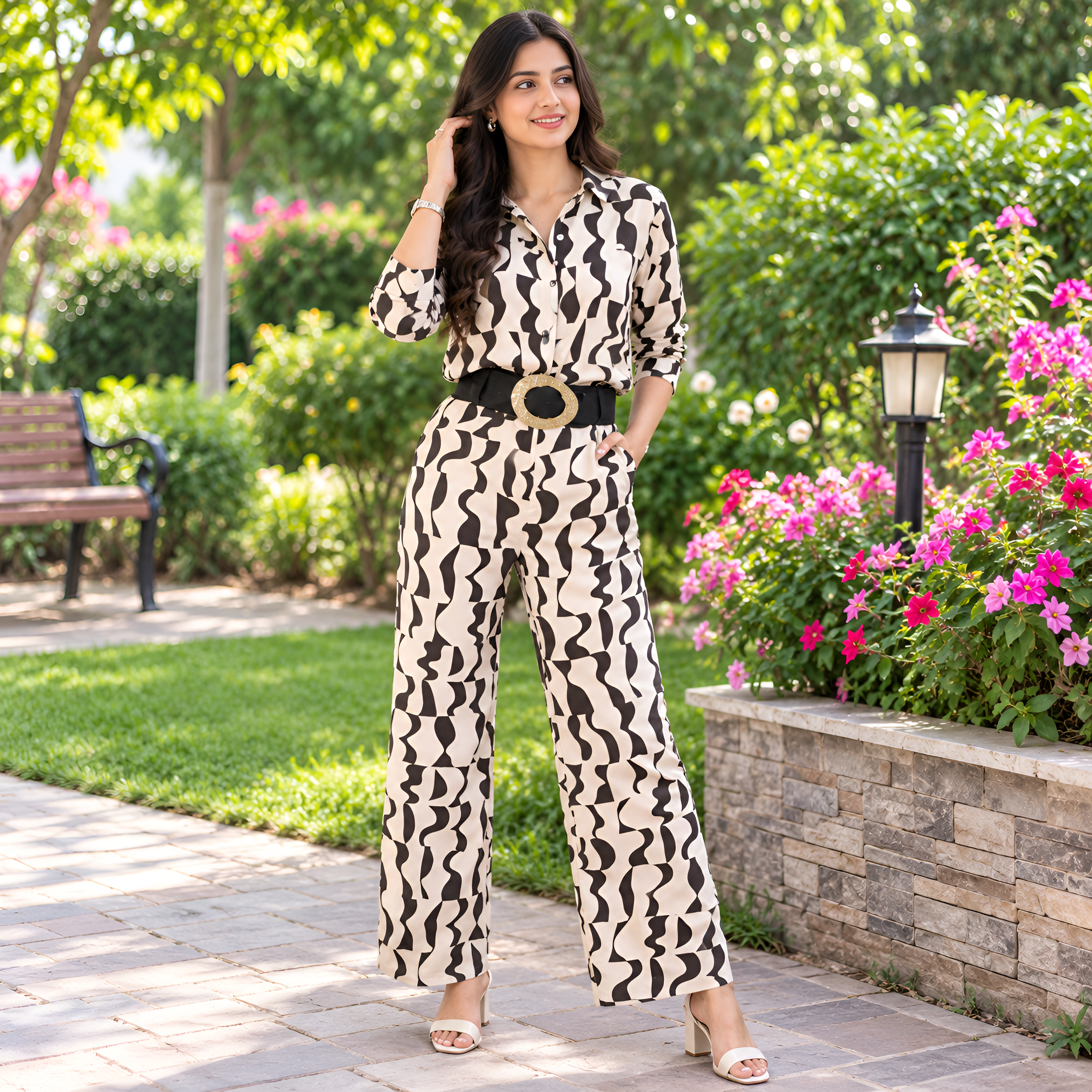 Abstract Print Co-Ord Set