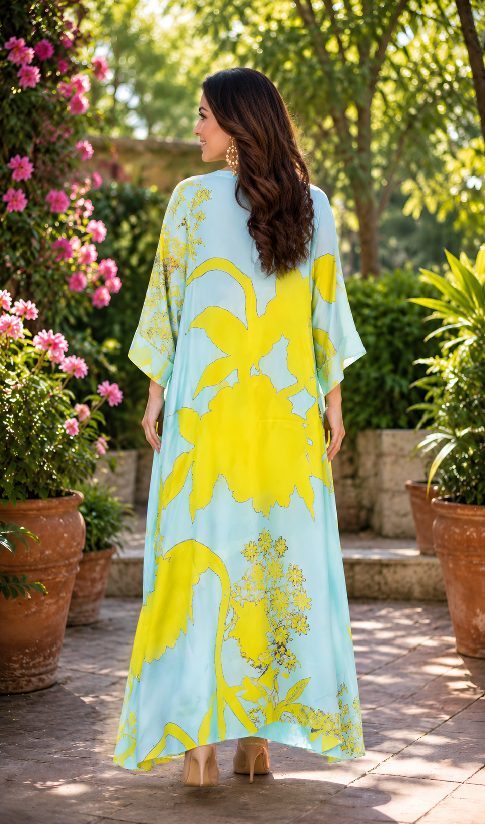 Lime Green Floral Set