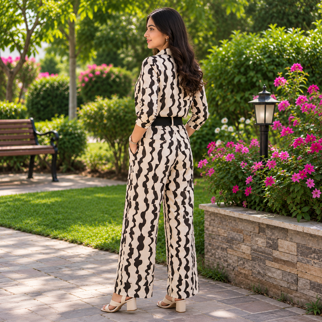 Abstract Print Co-Ord Set