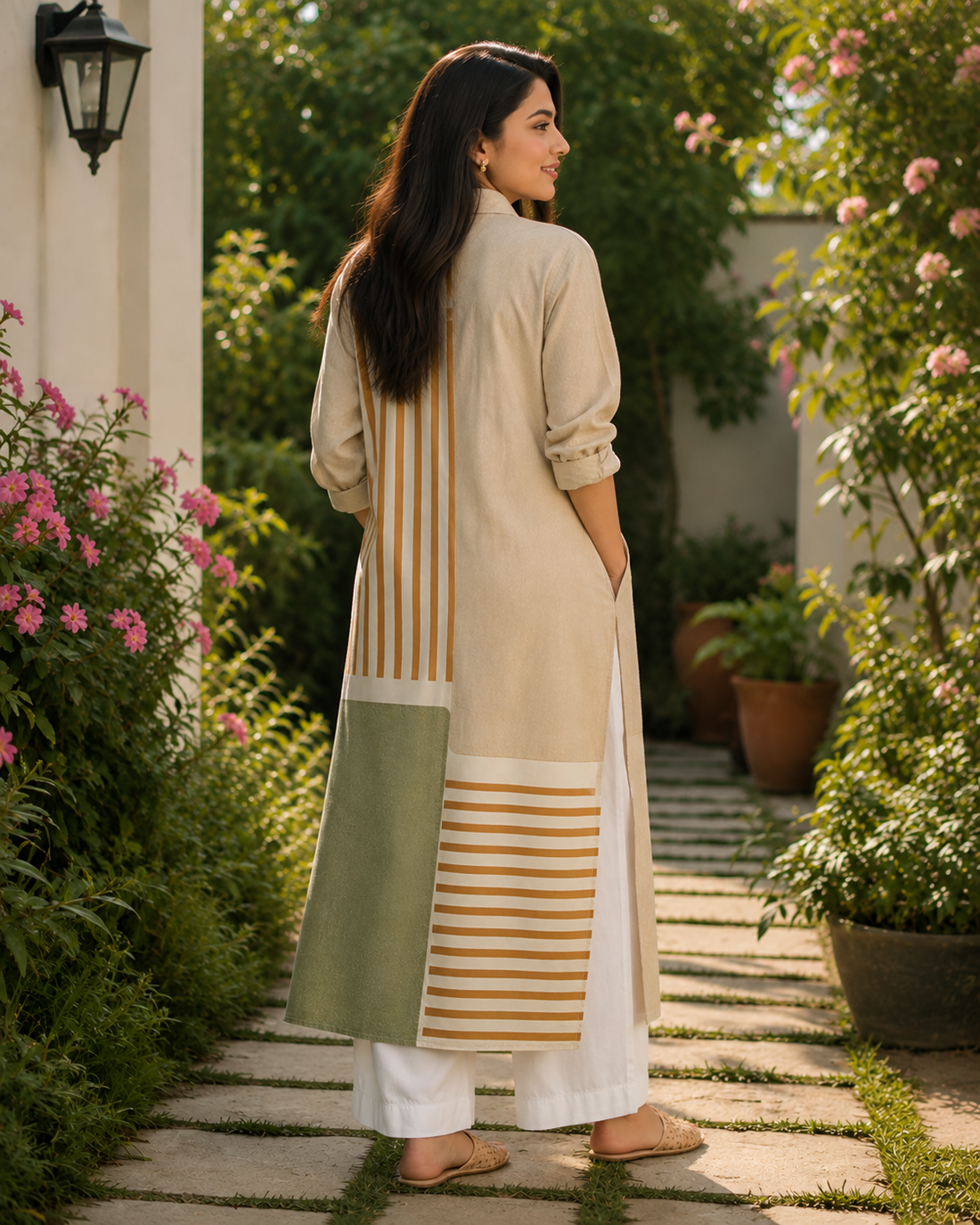 Stripe Shirt Dress