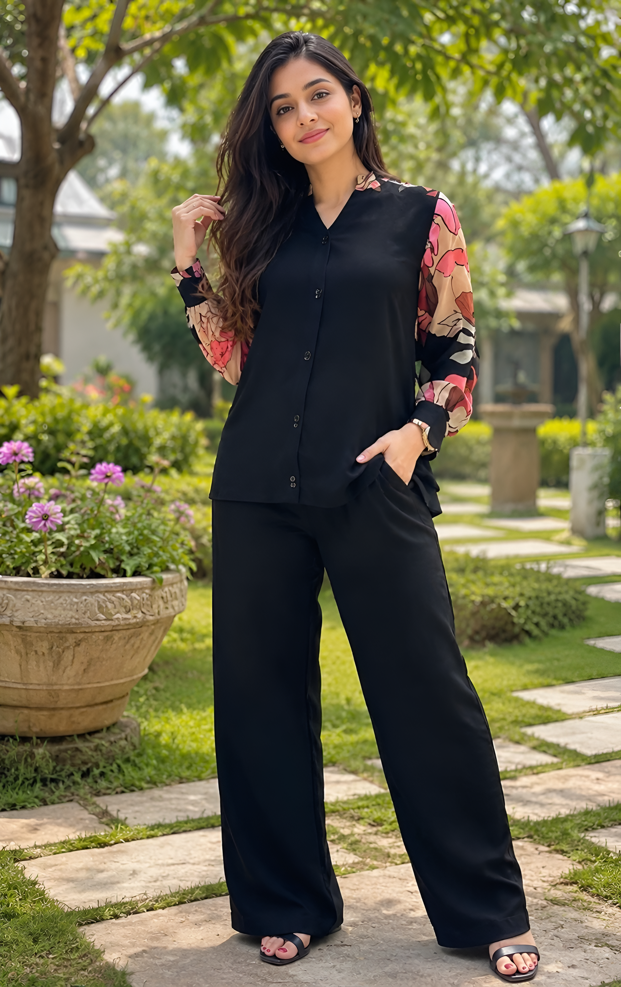 TOP AND PANT SET
