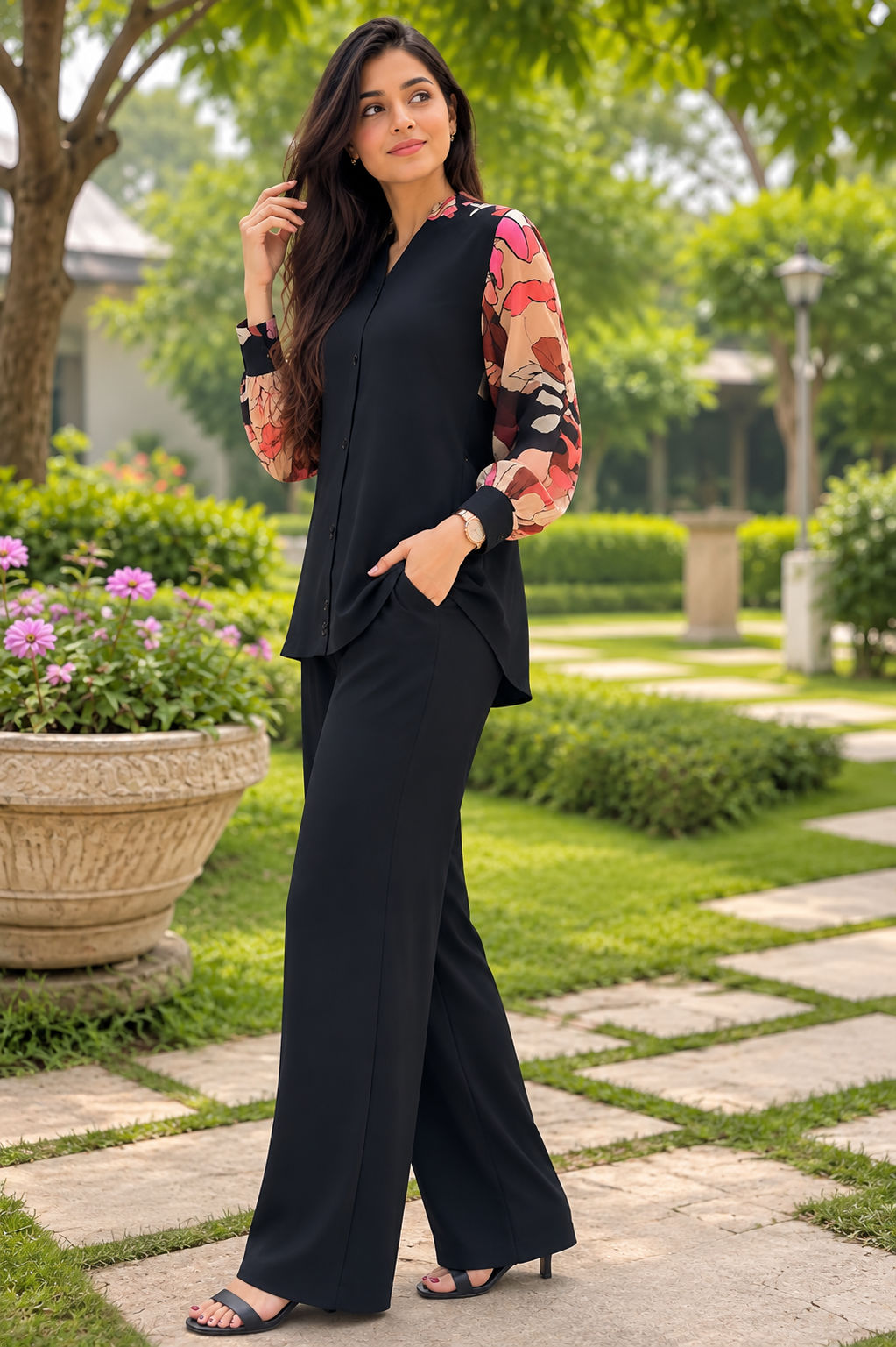 TOP AND PANT SET