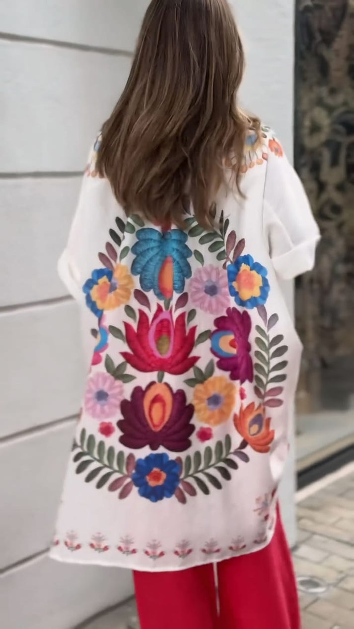 High Low Printed Shirt